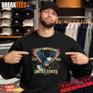 250th Anniversary United States Eagle 1776-2026 T-Shirt 3