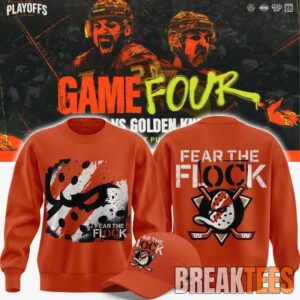 Anaheim Ducks 2026 Fear The Flock Playoff Game 4 Sweatshirt