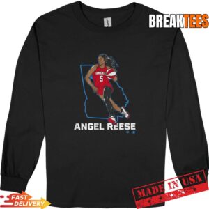 Angel Reese ATL State Star WNBA Basketball T-Shirt 2