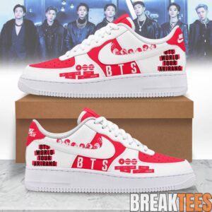 BTS World Tour Arirang Special Air Force 1 Shoes