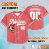 Blossom The Powerpuff Girls Baseball Jersey V1