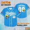 Bubbles The Powerpuff Girls Baseball Jersey V1