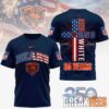 Cincinnati Bengals NFL God America 250 Years Limited Edition 3D T-Shirt