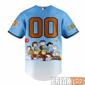 Durham Bulls x Peanuts Night 2026 Personalized Baseball Jersey 1