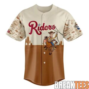 Frisco RoughRiders x Toy Story Night Custom Baseball Jersey 1