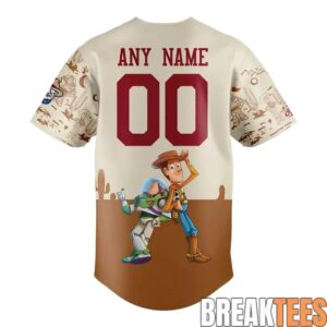Frisco RoughRiders x Toy Story Night Custom Baseball Jersey 2