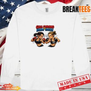Gina Carano vs Ronda Rousey MMA T-Shirt 2