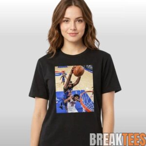 Joel Embiid Mitchell Robinson Dunking Tee 1