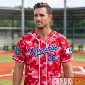 Knoxville Smokies 2026 Camo Baseball Jersey 1