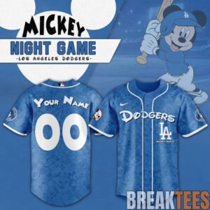 Los Angeles Dodgers Mickey Baseball Jersey