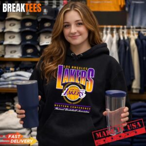 Los Angeles Lakers Western Conference NBA Graphic T-Shirt 1