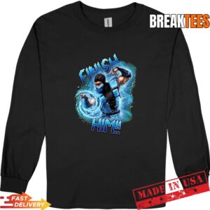 Mortal Kombat Sub Zero Finish Him Pixel Art T-Shirt 2