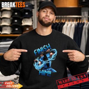 Mortal Kombat Sub-Zero Finish Him Pixel Art T-Shirt 3