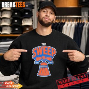 New York Knicks The Sweep 2026 T-Shirt 3