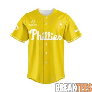 Philadelphia Phillies x Nemours Childhood Cancer Awareness Night 2026 Baseball Jersey 1