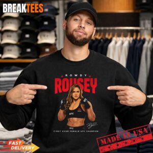 Rowdy Ronda Rousey Champion Retro T-Shirt 3