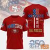 Pittsburgh Steelers NFL God America 250 Years Limited Edition 3D T-Shirt