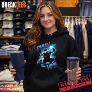 Sub Zero Finish Him Ninja Fighter Blue Energy T-Shirt 1