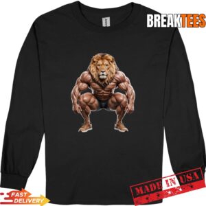 The Lion Doesn't Wipe Funny Gen Z Joke Raunchy Meme T-Shirt 2