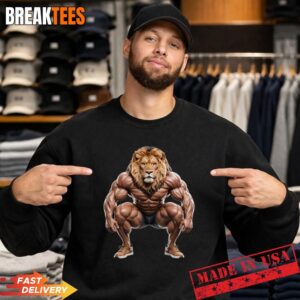The Lion Doesn't Wipe Funny Gen Z Joke Raunchy Meme T-Shirt 3