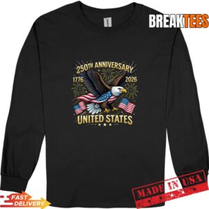 USA 250th Anniversary Eagle Flag 1776-2026 T-Shirt 2